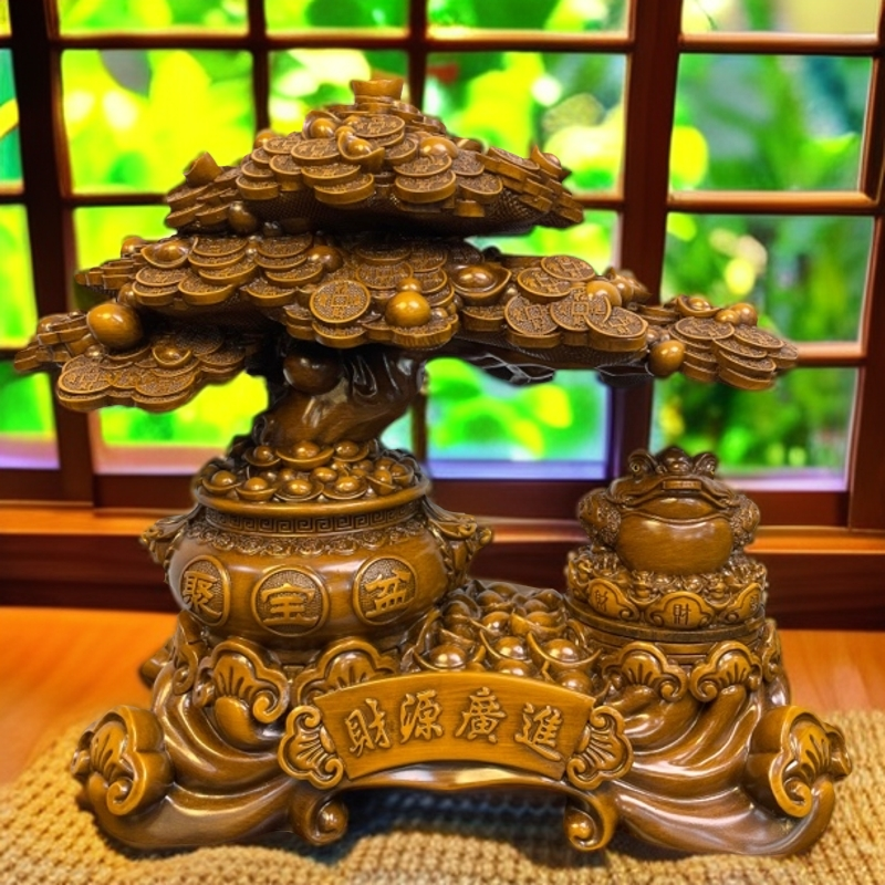 2025 新款（带礼盒包装）X财源广进摇钱树收银台电视柜酒柜29#26