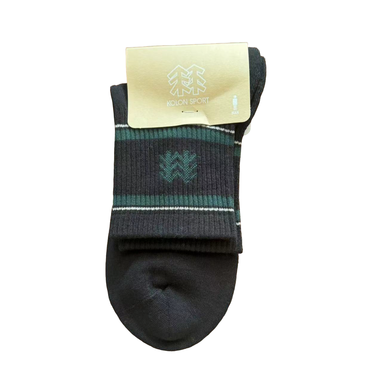 KOLON SPORT/可隆男士时尚休闲户外高筒运动袜（40-43脚）