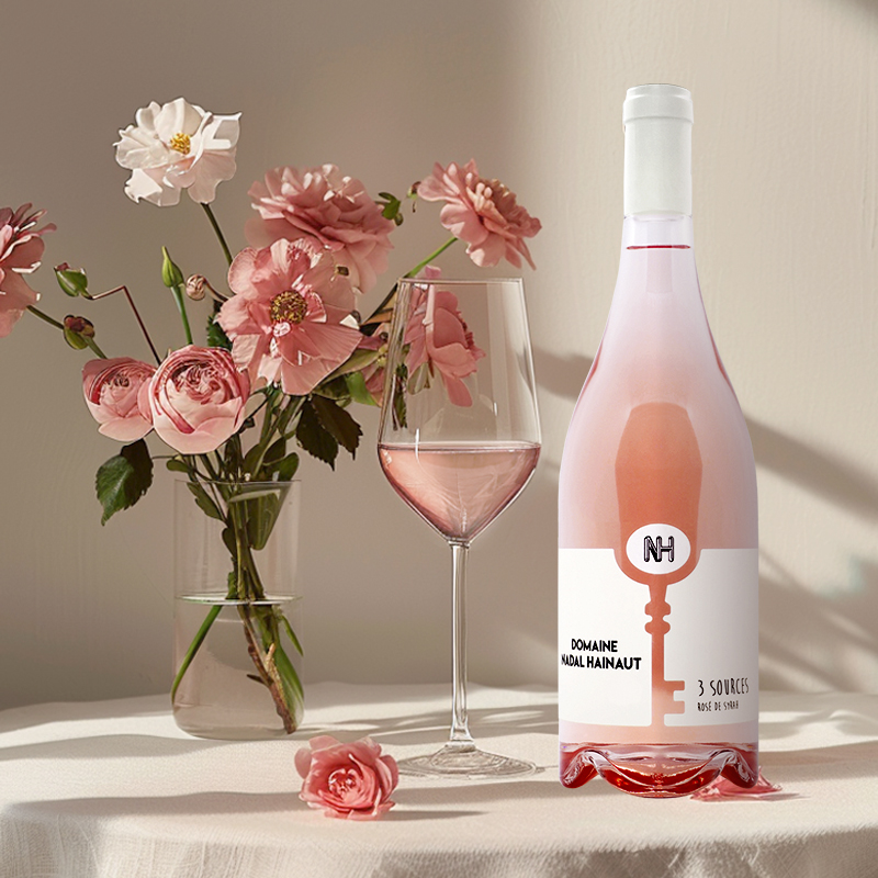 法国原装进口 花诺酒庄-秘境之钥-桃红葡萄酒 750ml