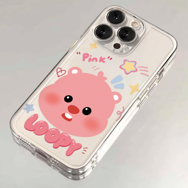 大头海狸苹果15手机壳iPhone14promax新7/8plus软壳13/12/11/xr/6