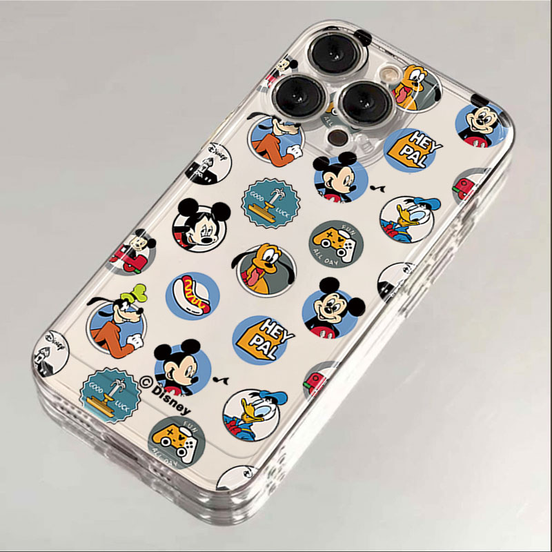 趣味米奇适用iphone14promax苹果15手机壳13卡通12创意个性11小众