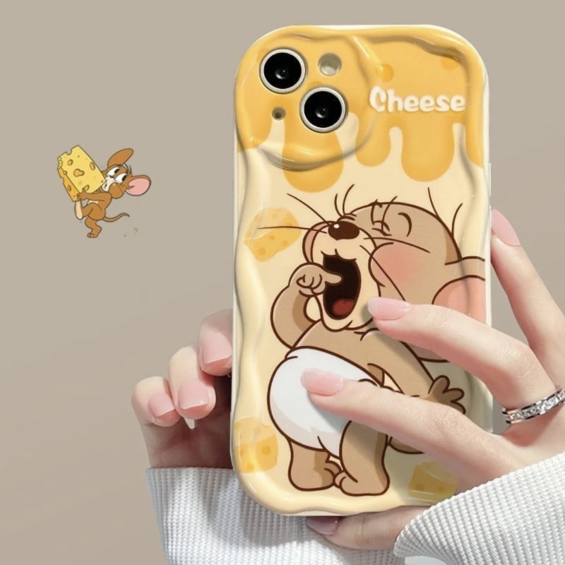 杰瑞汤姆适用iphone15promax苹果手机壳14全包13防摔创意个性卡通