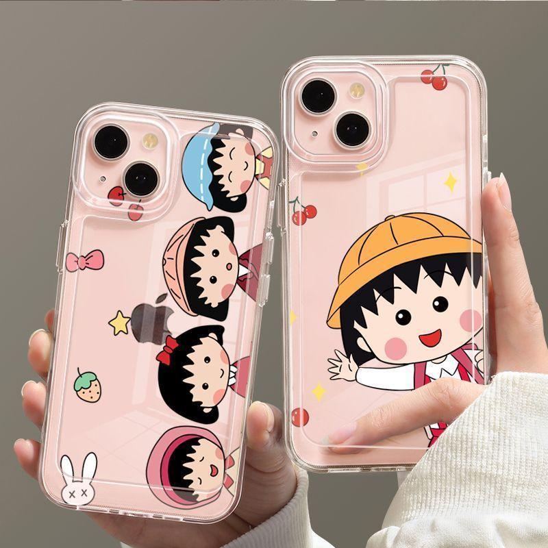 卡通丸子iphone15苹果手机壳14promax卡通13pro透明12高级11全包e