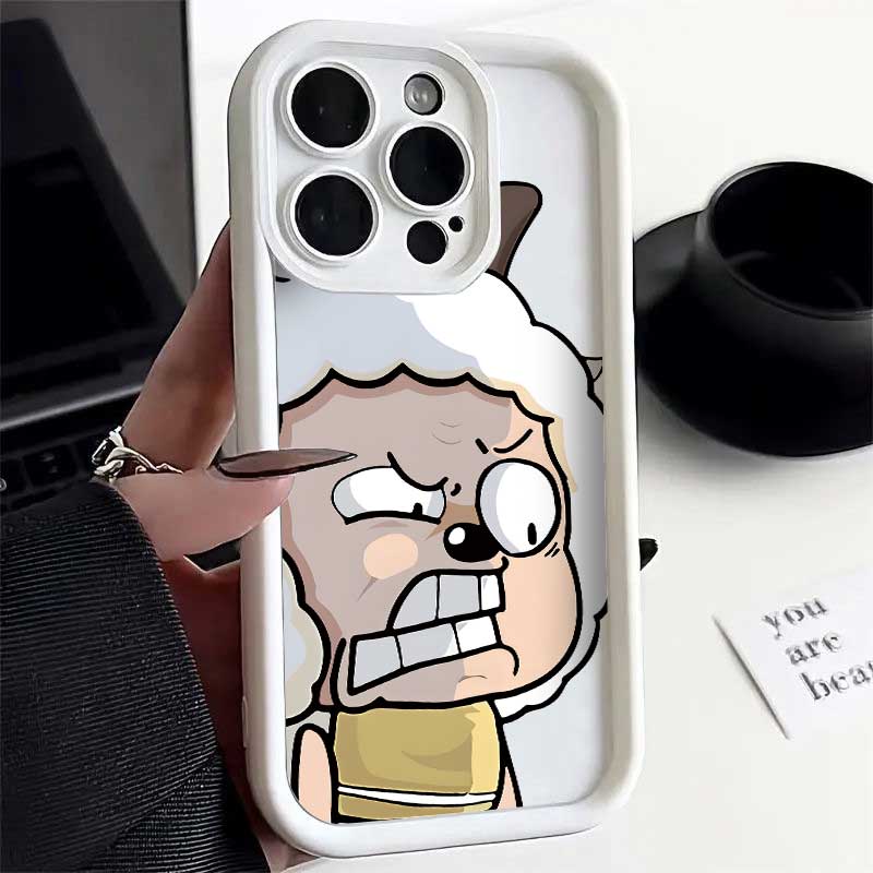 超凶懒羊苹果15promax手机壳iphone14防摔13/12卡通11/xr/8plus/7