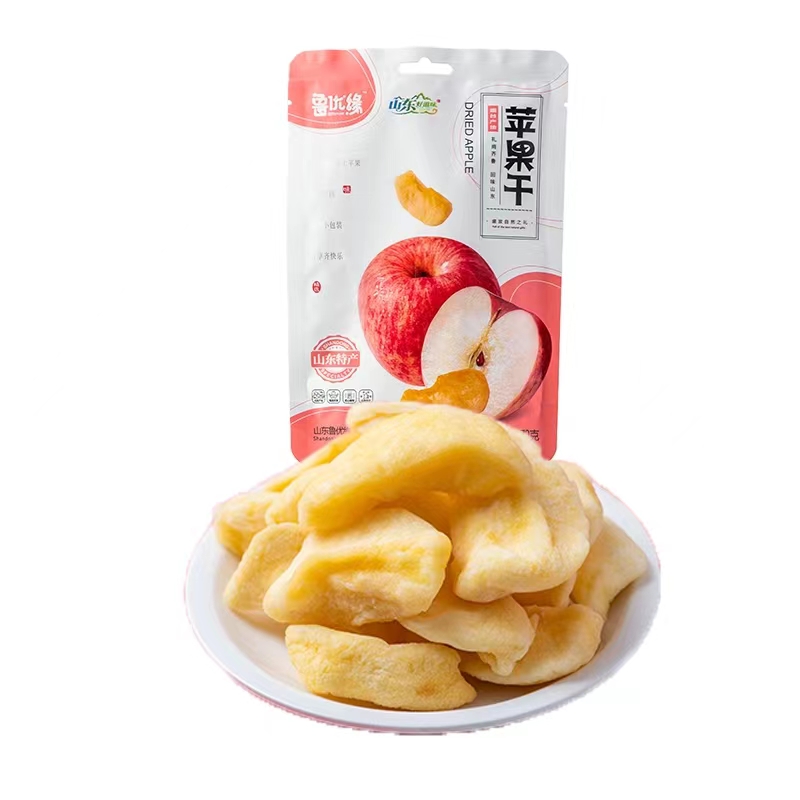 鲁优缘鲁优缘苹果干70克x3包苹果酸甜休闲零食软糯可口