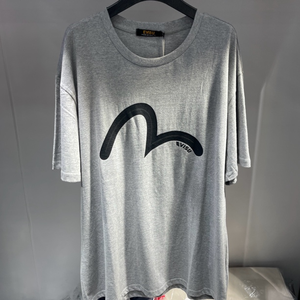 韩版大logo灰色轻薄款轻克重半袖大码福利