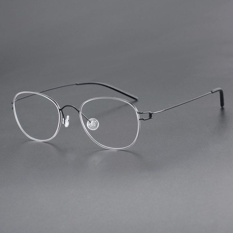 林德同款眼镜框JORN复古近视眼镜框细框镜腿可配度数工厂