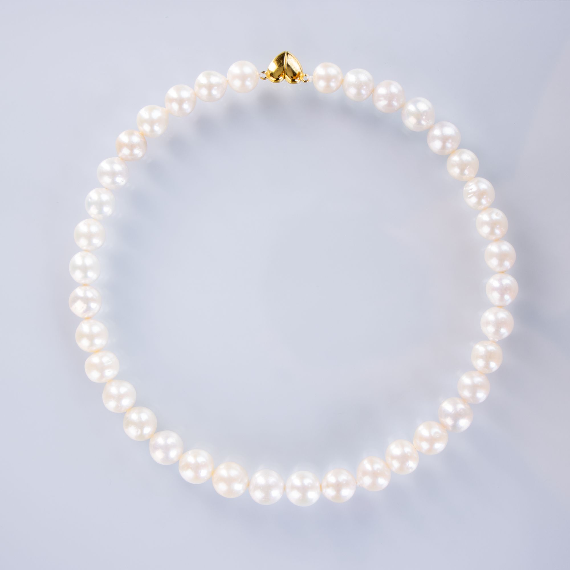 【奥萝拉珠宝】  淡水珍珠项链 9-10MM #ZL058  