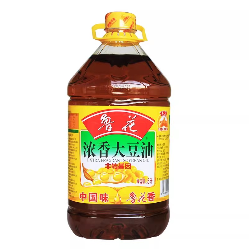 鲁花非转基因浓香大豆油 5L