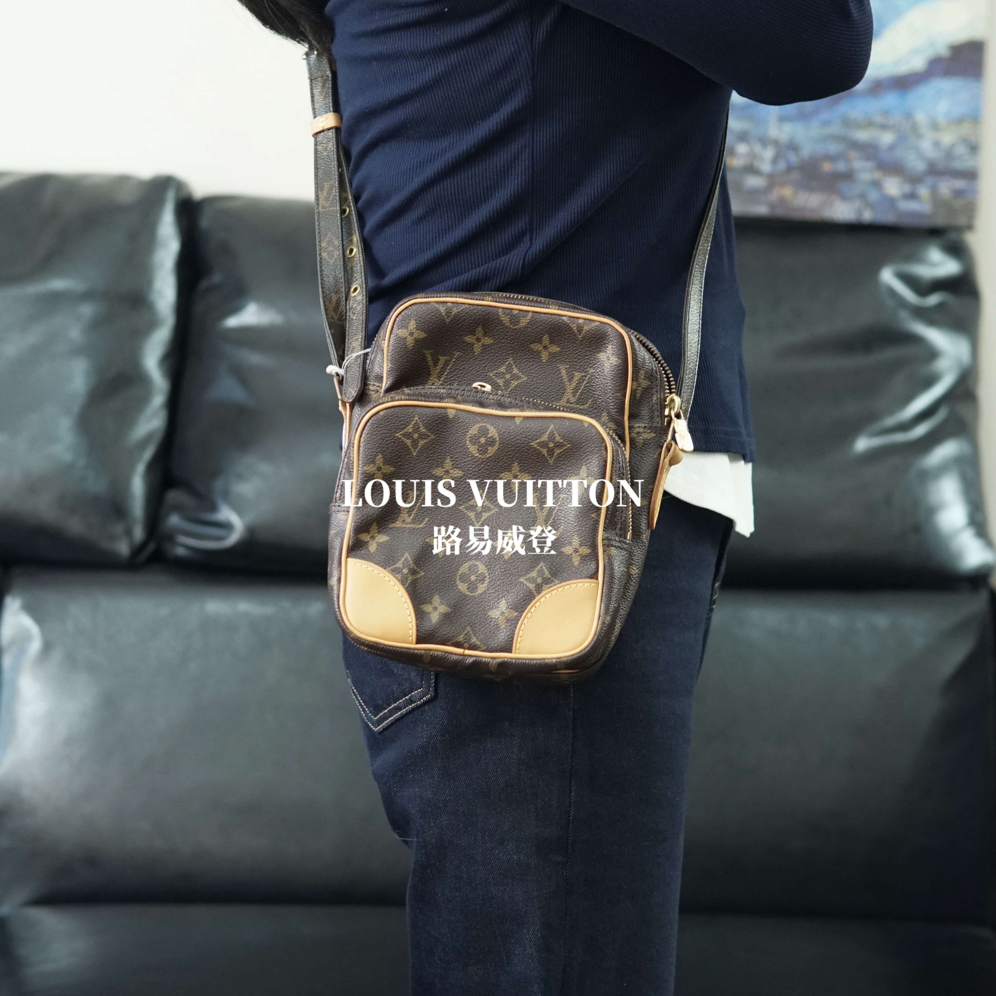 95新 LouisVuitton/路易威登 竖版双层相机/利亚德
