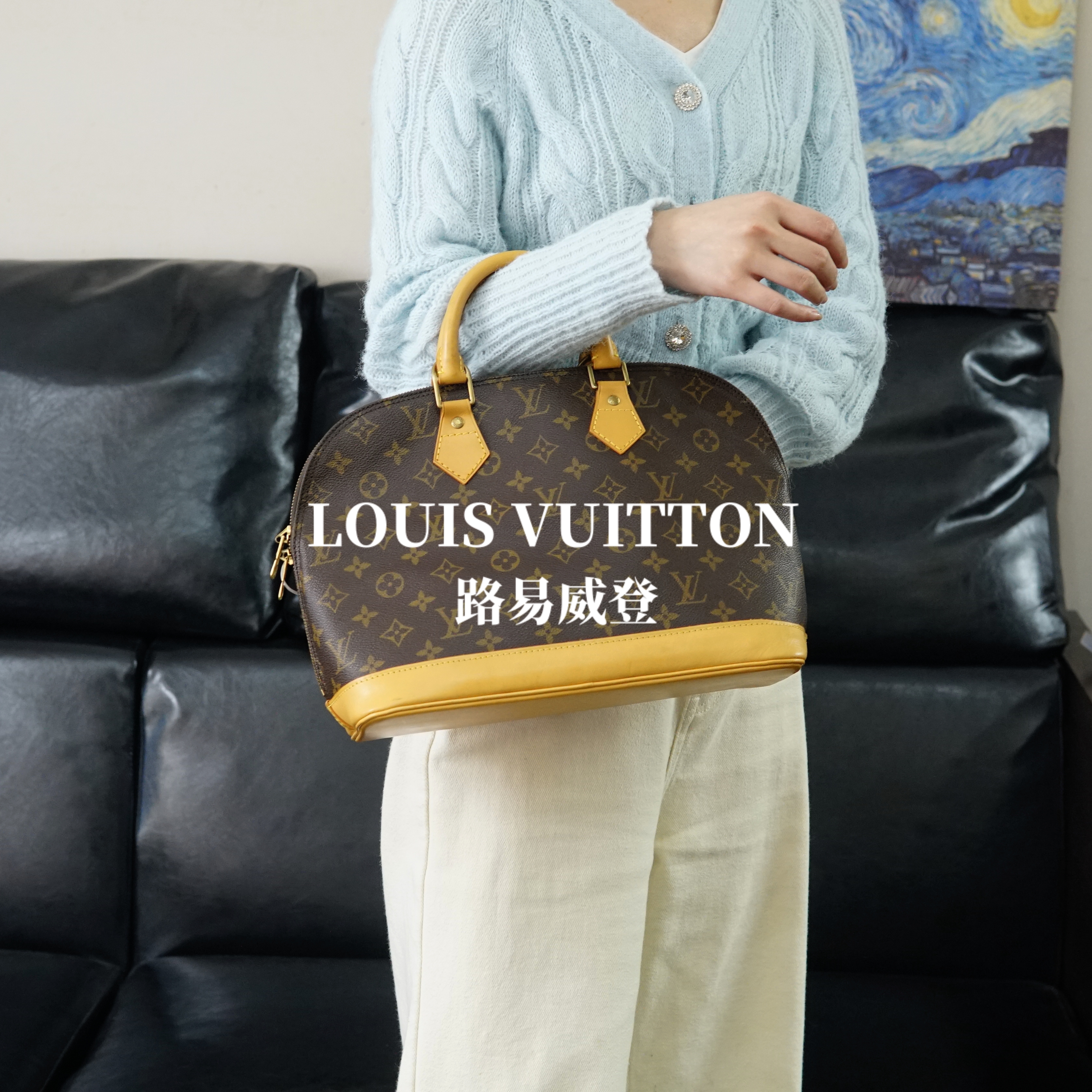 95新 LouisVuitton/路易威登 老花贝壳包/WJ12111619/1619