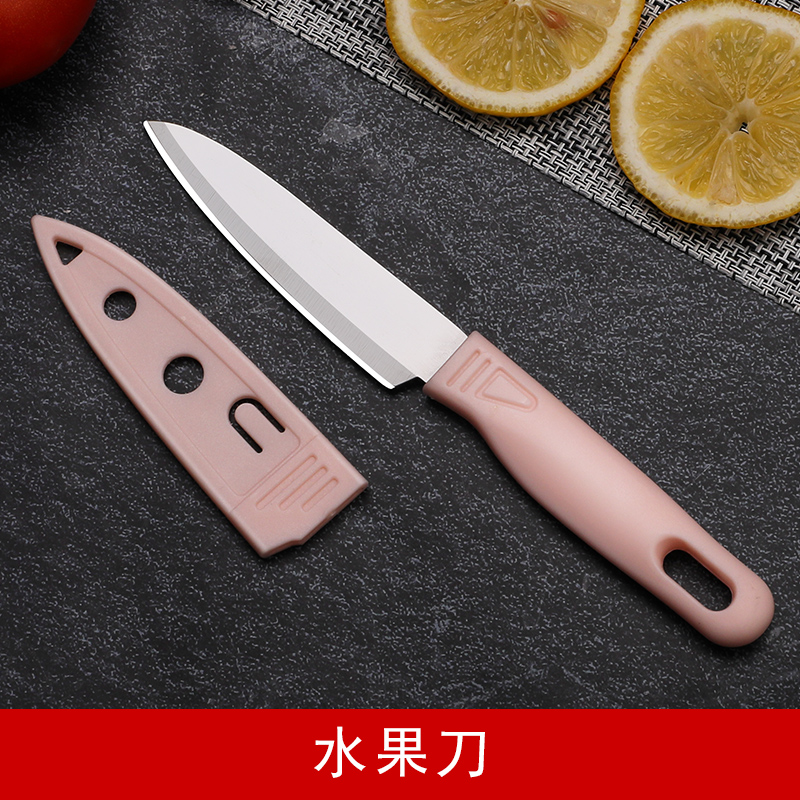 北欧不锈钢锋利水果刀家用便携式去皮小刀学生宿舍随身便携切水果