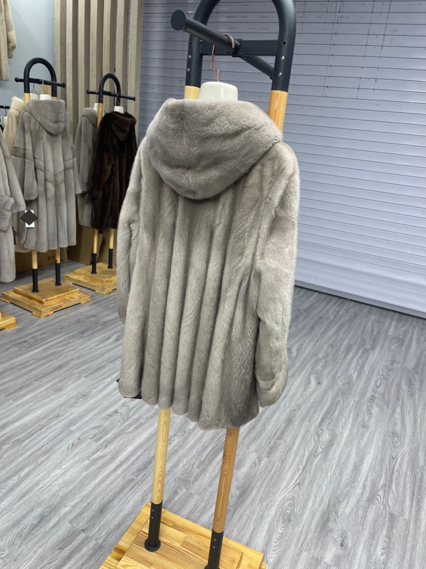 2016款韩版貂皮大衣外套