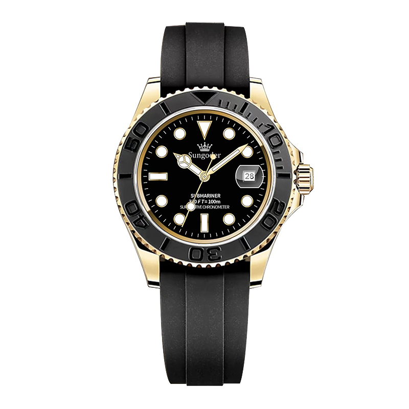  【万象直发】高档男士高端商务全自动机械多功能夜光间金腕表高档