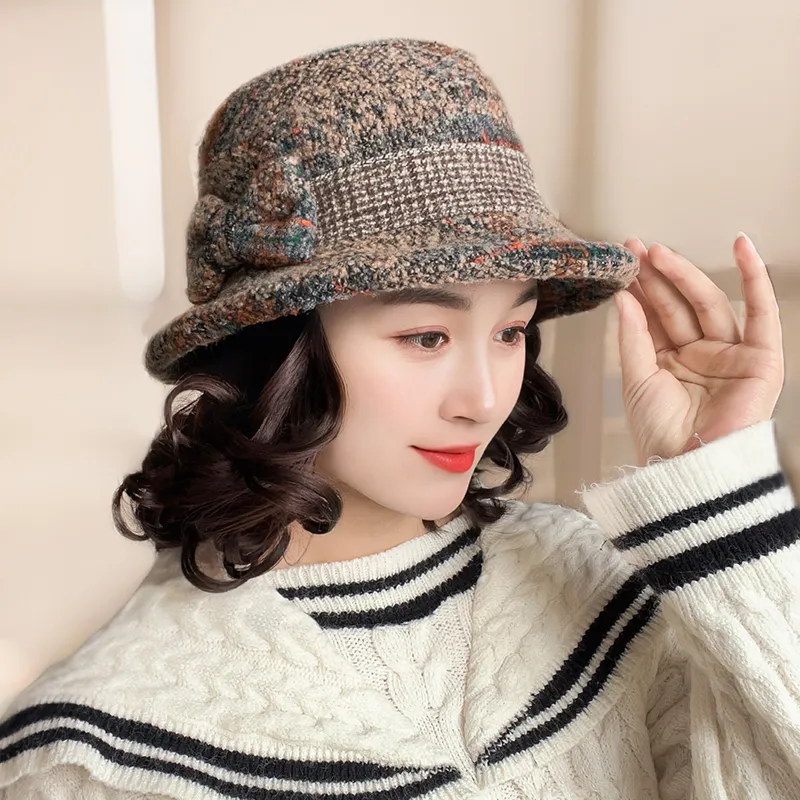 假发女时尚帽子假发一体秋冬季中老年妈妈短卷发帽子连帽假发