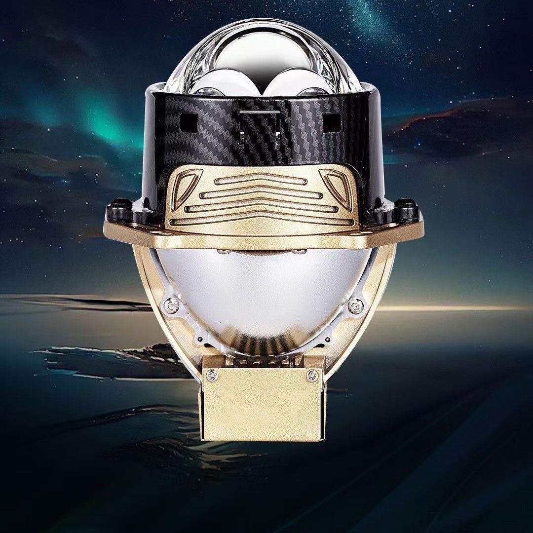 XVC双直射双光透镜近光5车道宽度远光800m开外车灯