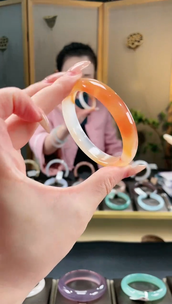 【闪购商品】玛瑙/玉髓手镯未镶嵌Y04