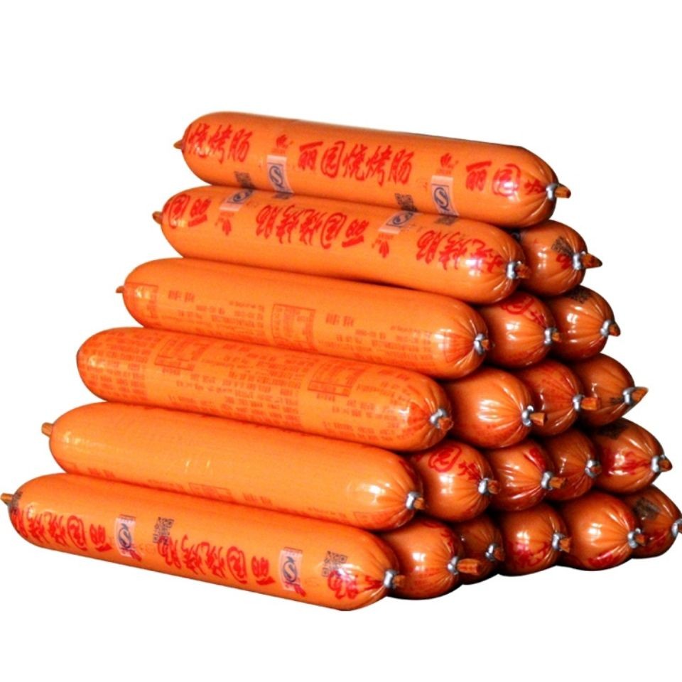 黄金脆皮肠铁板淀粉肠面肠煎烤肠油炸火腿鸡肉肠街头路边摊烧烤