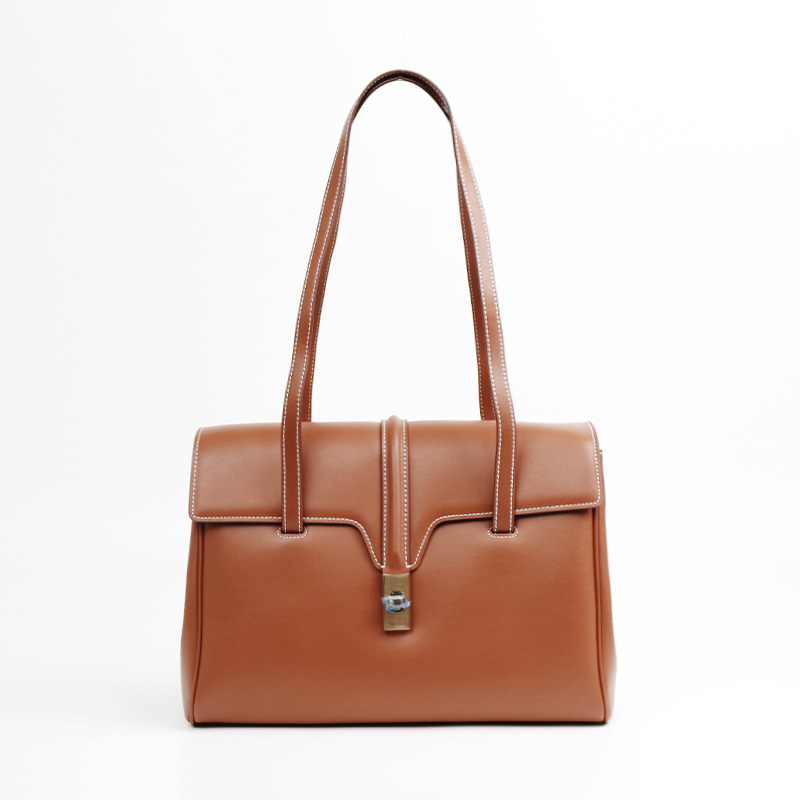 真皮女包工厂横版大容量托特包通勤电脑包真皮手提单肩腋