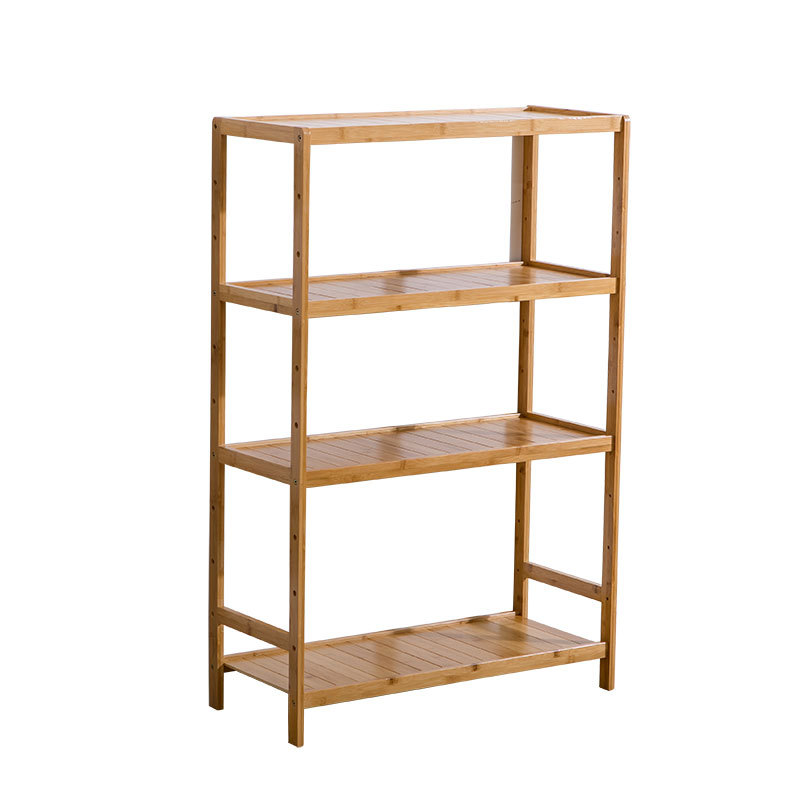 楠竹置物架厨房用品收纳架阳台花架卫生间浴室客厅多层隔板架批发
