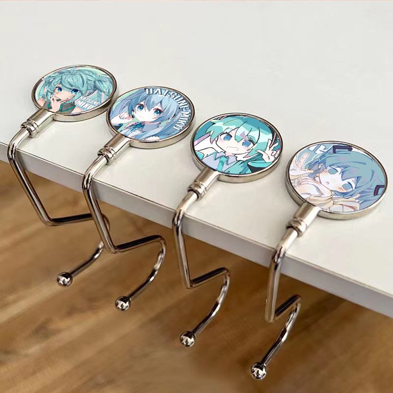 初音未来学校书包挂钩专用学生课桌边免粘无痕坚固耐用承重50斤