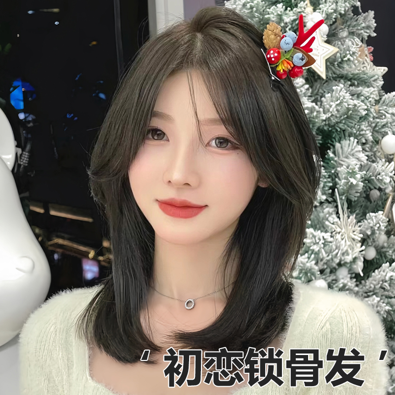 【减龄锁骨假发】美禾双递针网红女短款假发时尚全长款发套韩系女神