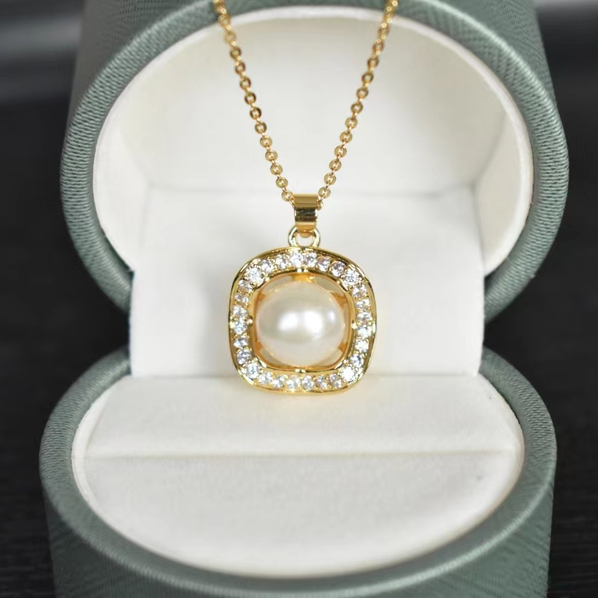 Gloire/古名【若琳专属】淡水无核珍珠吊坠10-11mm