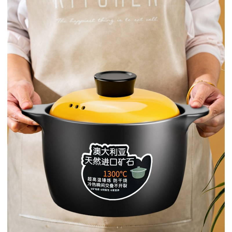 苏泊尔景德镇砂锅炖锅家用燃气煲汤锅煤气灶专用耐高温干烧熬
