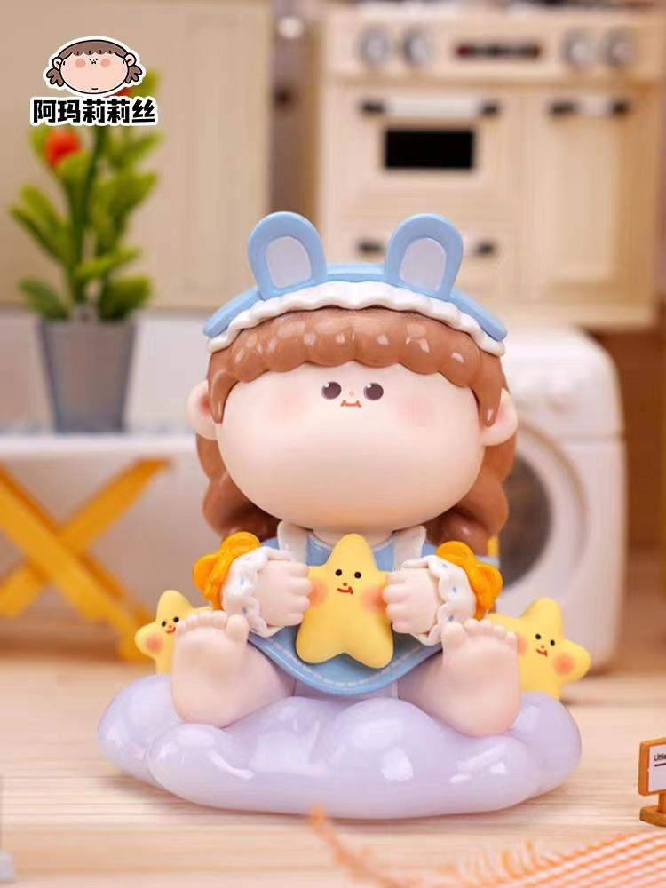 【拆盒】阿玛莉莉丝睡衣派对系列盲盒手办