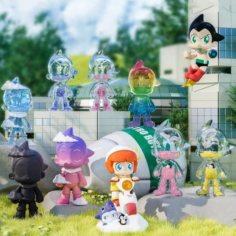 【代拆】铁臂阿童木之地球小英雄盲盒系列潮玩手办摆件