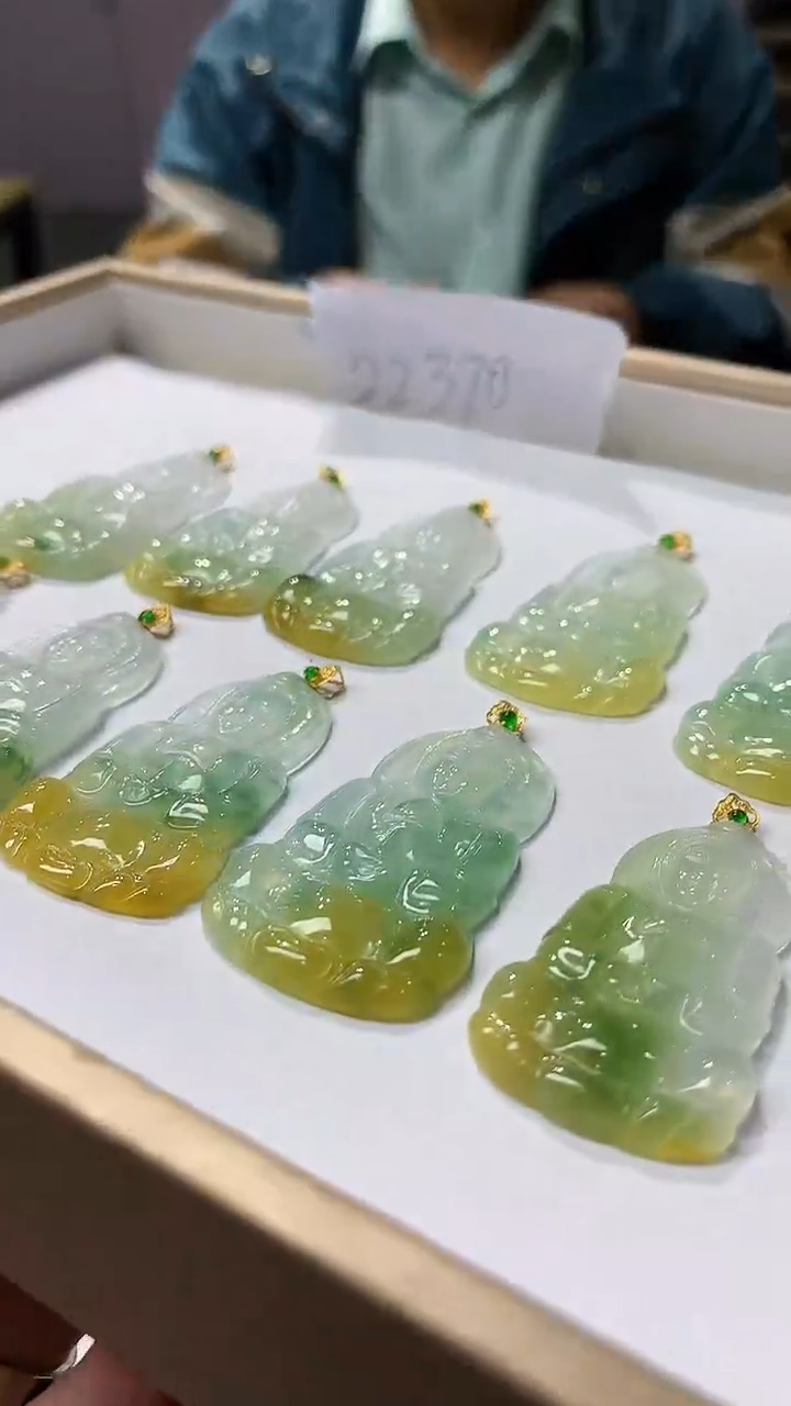 【闪购商品】翡翠颈饰未镶嵌挂件