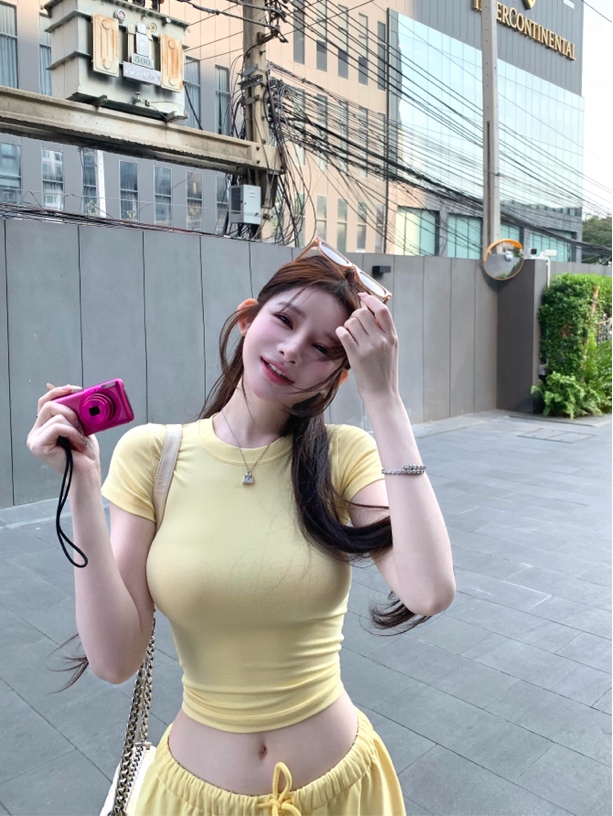 TUTU【夏日斯米兰】女春夏新款短袖长裤套装运动时尚休闲女#TZ832