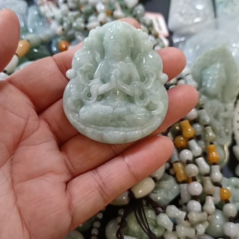 【闪购商品】翡翠颈饰未镶嵌辉***6