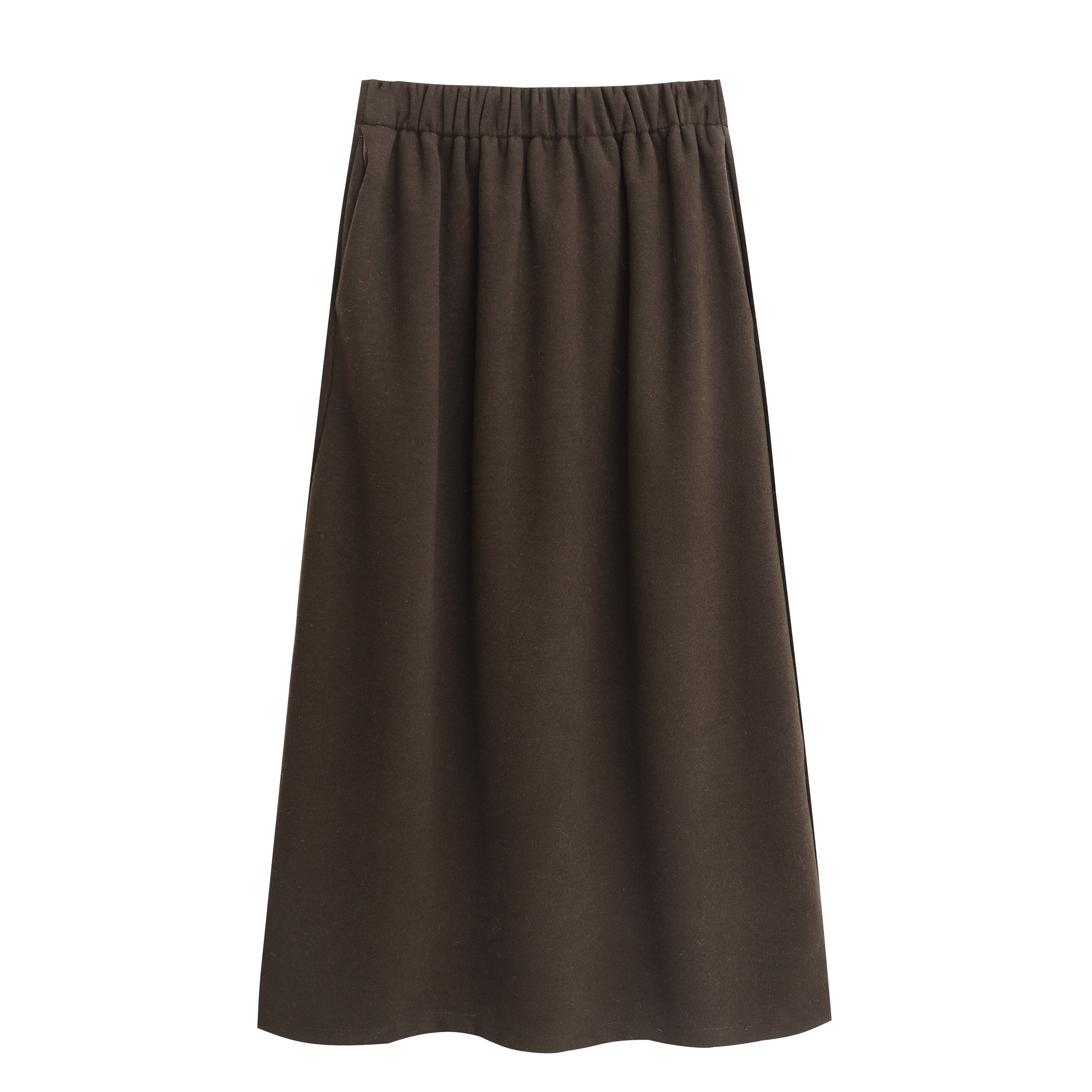 和润立亨春季女装不开叉醋酸半身裙