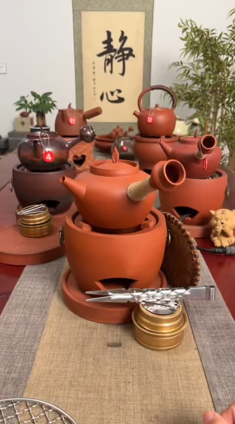 【闪购商品】瓷瓷福星炉＋如意壶＋炉垫【6件套】