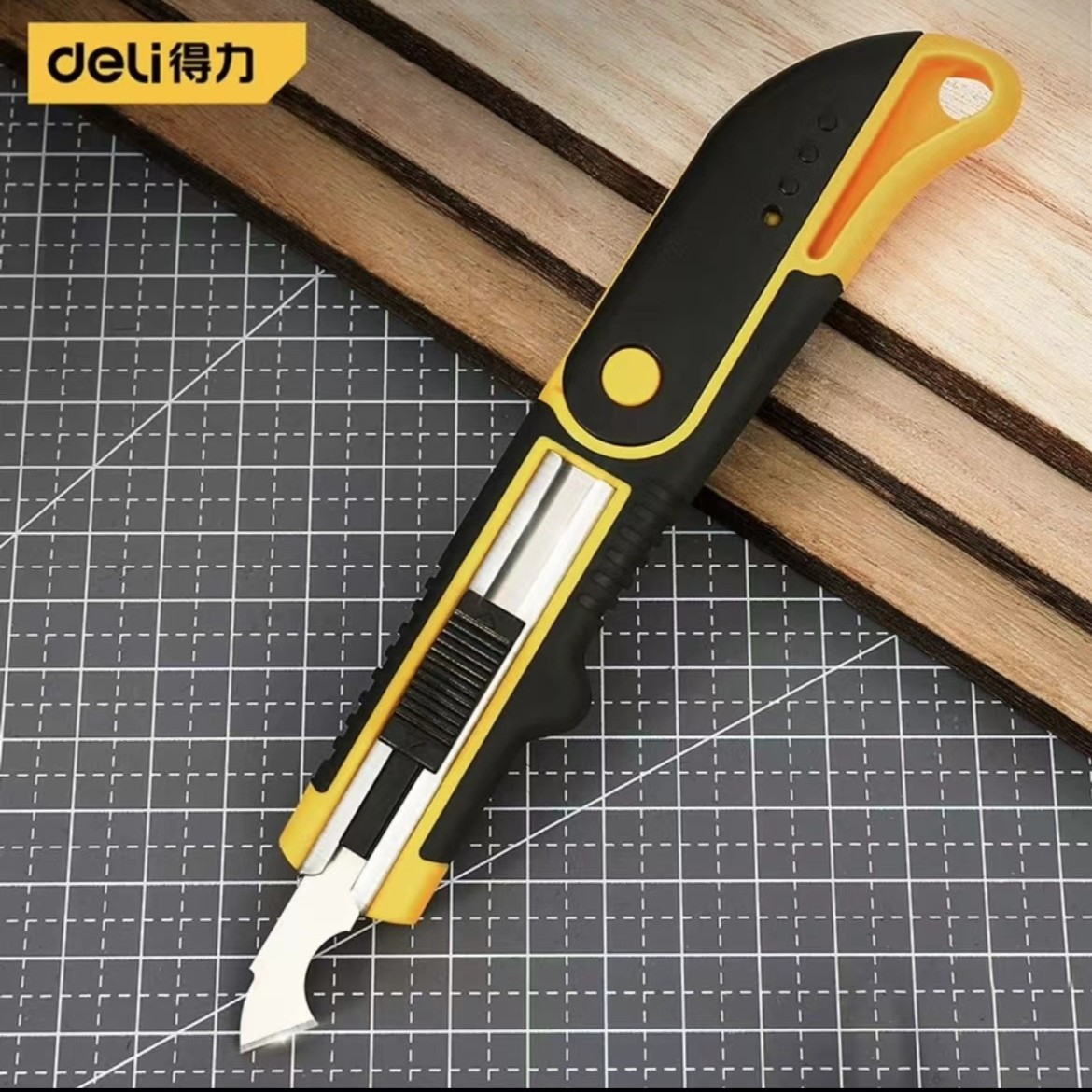 得力工具(deli)钩刀 电工电线电缆剥线刀亚克力板专业切割钩刀