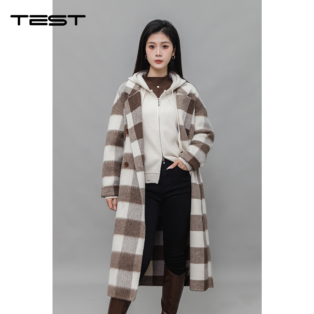 她之蝶时尚双面呢大衣2244004