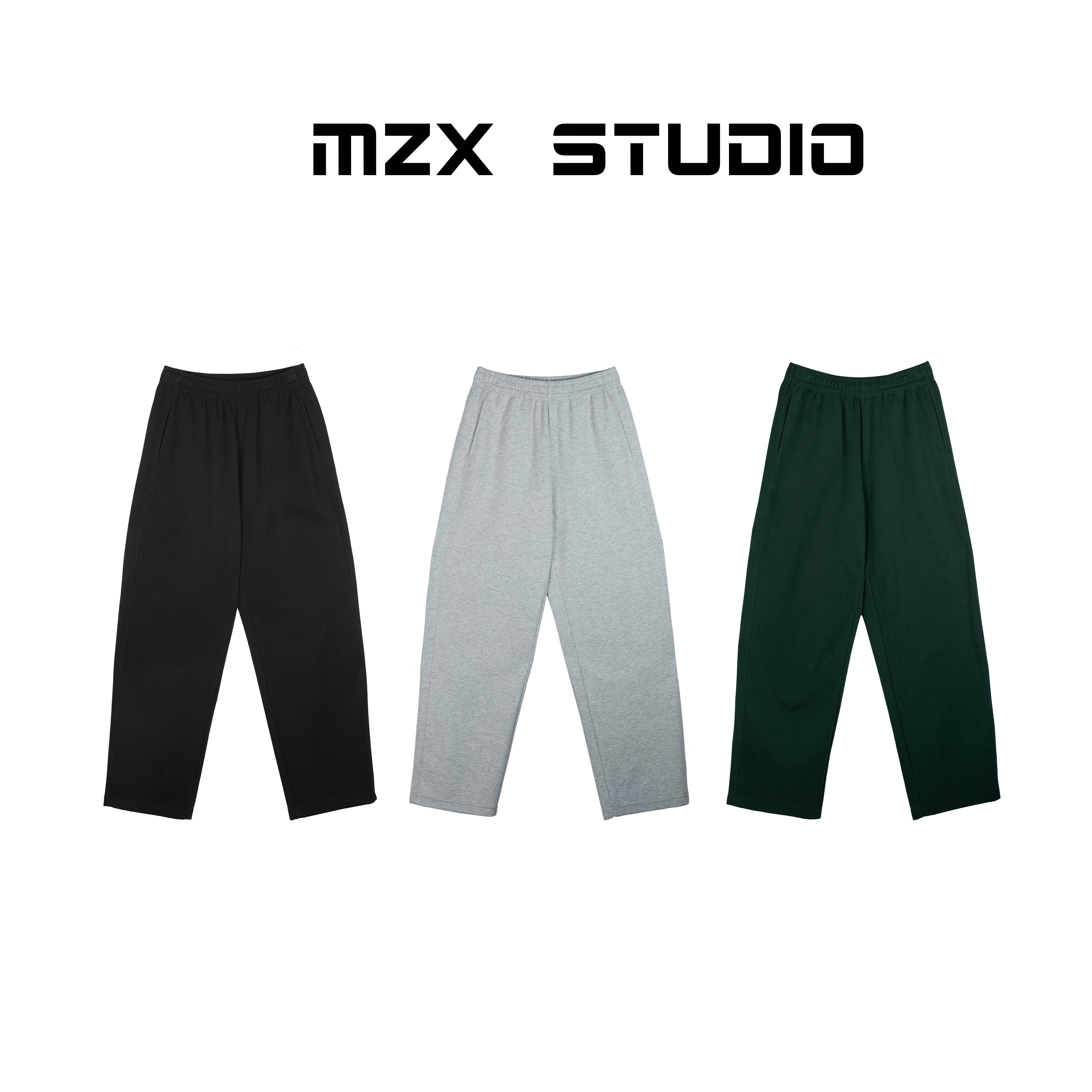 MZX 全棉松紧腰宽松直筒卫裤KZ6304-F