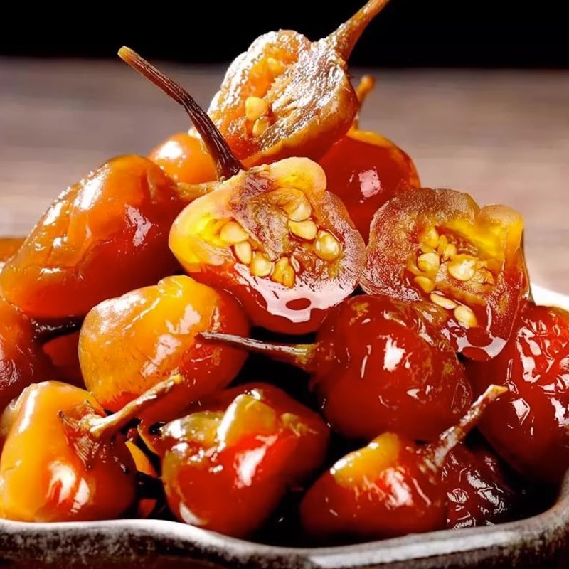 广西特产五彩泡椒七彩圆椒灯笼椒农家酱香开胃农家小米椒腌酸辣椒