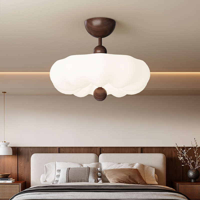 中古风复古卧室灯吸顶灯中古风灯新款客厅房间艺术灯具casagd