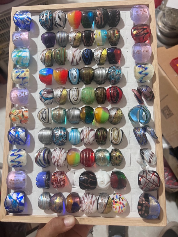 琉璃手工戒环纯手工制作