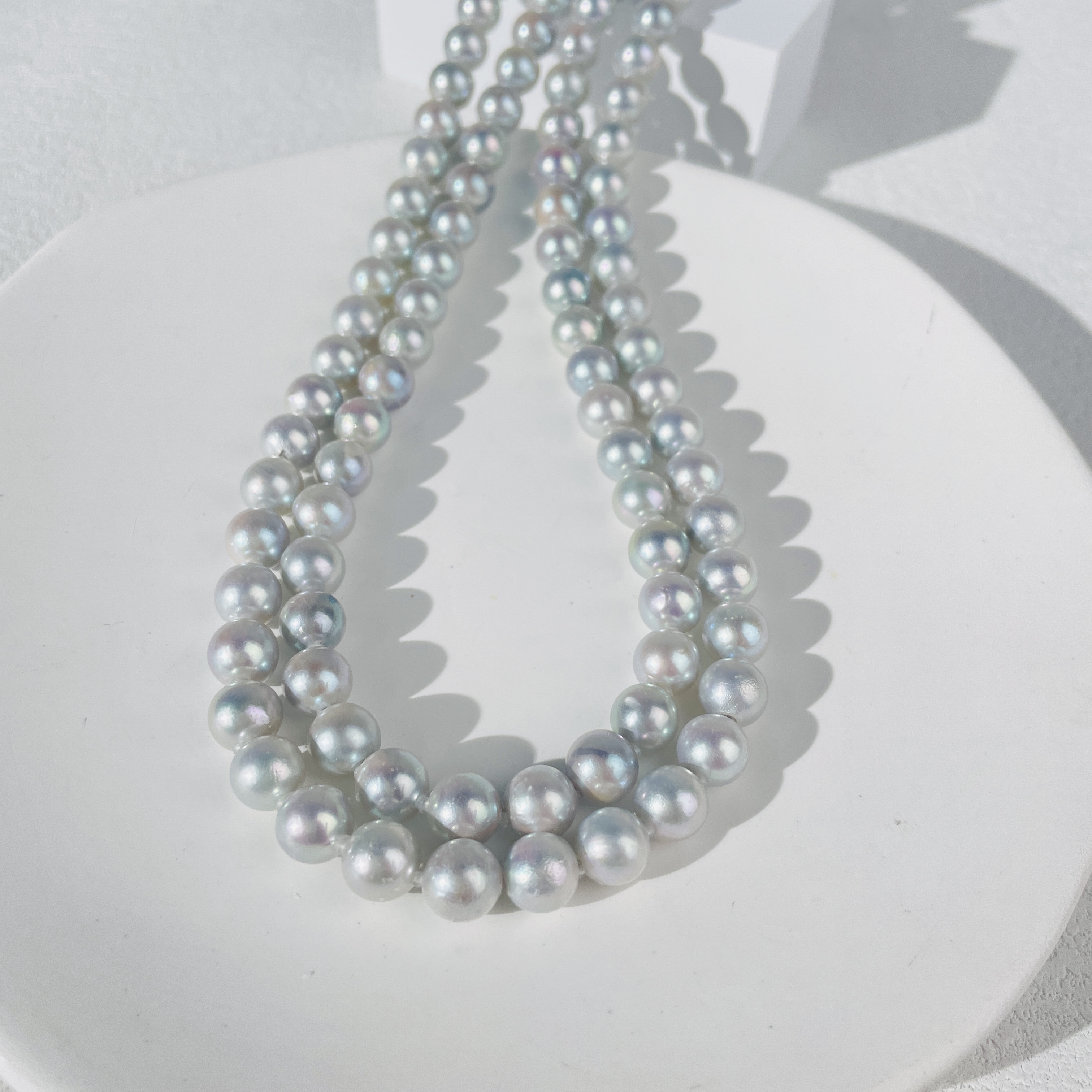 【乔森-甄爱】海水真多麻珍珠项链 7-8mm（多样性发一）