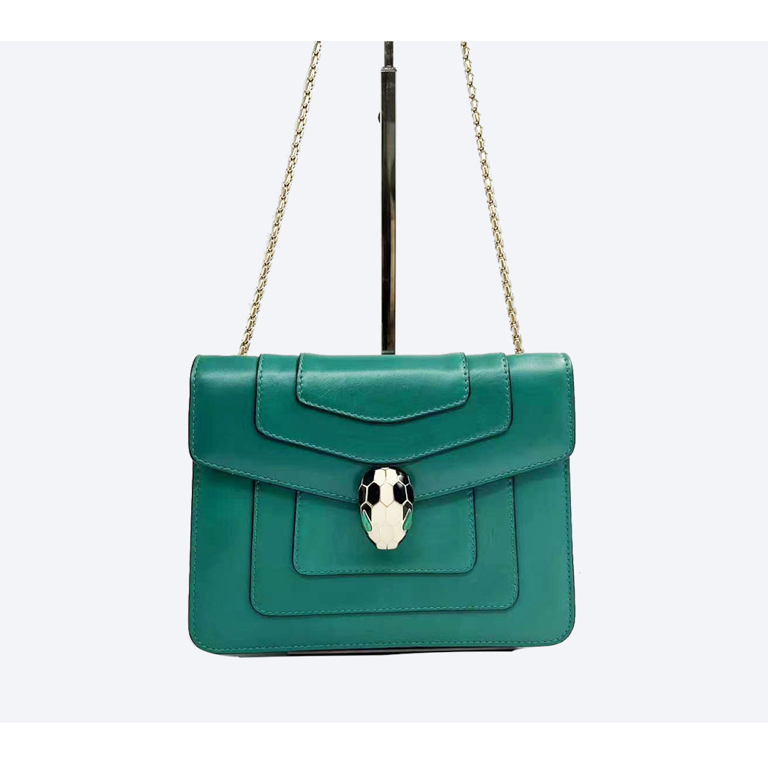 95新 BVLGARI/宝格丽 宝格丽蛇头链条包L112710