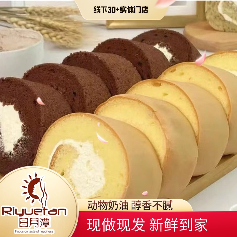 瑞士卷原味+巧克力720g（10块装）