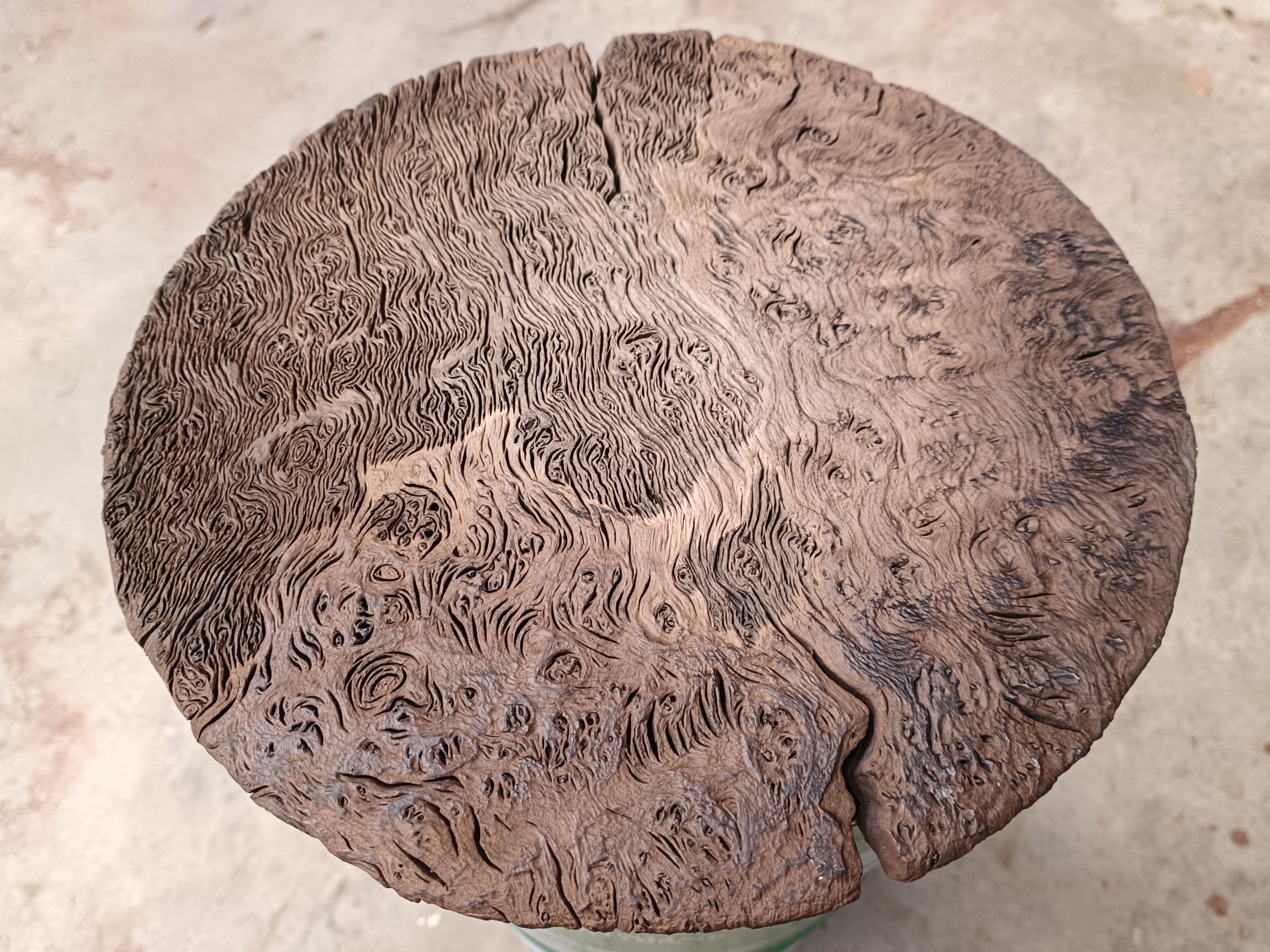 精品铁栎木树瘤风化干泡，满瘤花钢丝纹肌理，厂家直销价格便宜