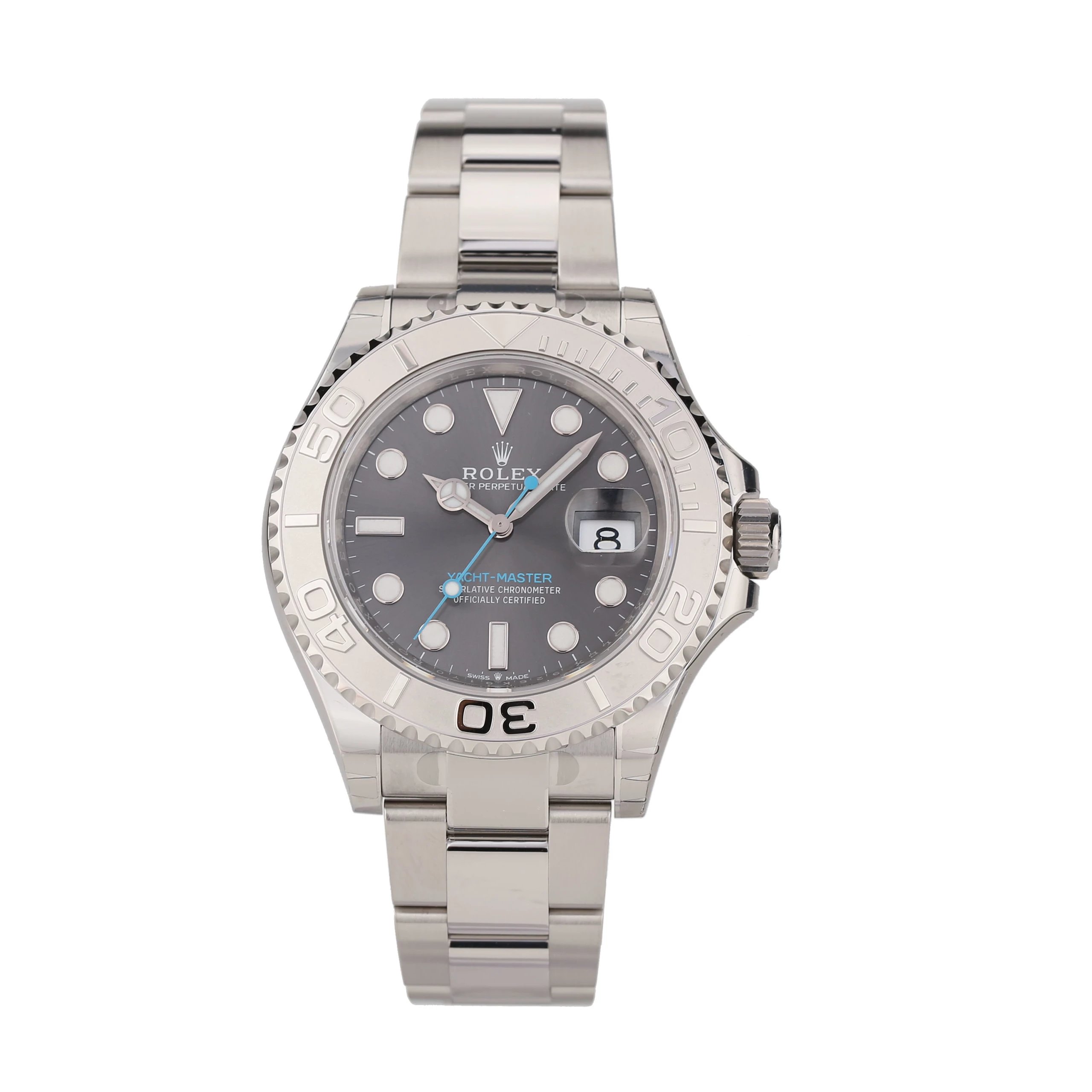 95新 Rolex/劳力士 礼尚往来22年126622灰游艇男表W5862