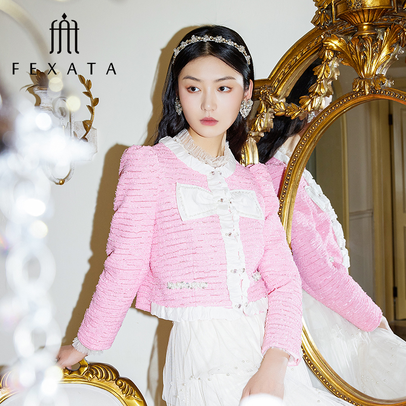 【高高来了】FEXATA斐格思短外套小香外套减龄洋气上衣