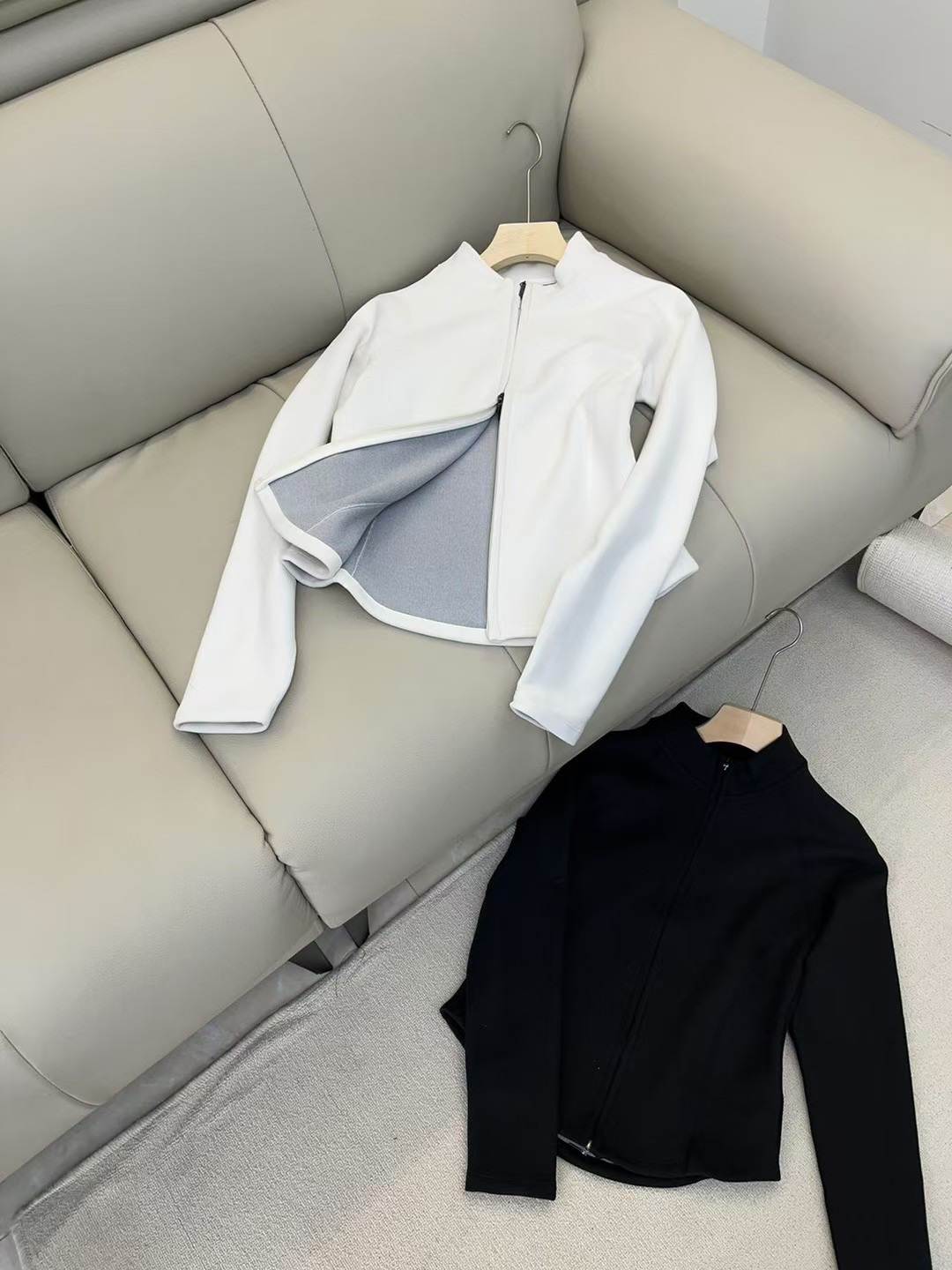 chao显身材！细腻双面科技复合绒发热保暖轻便女士夹克外套