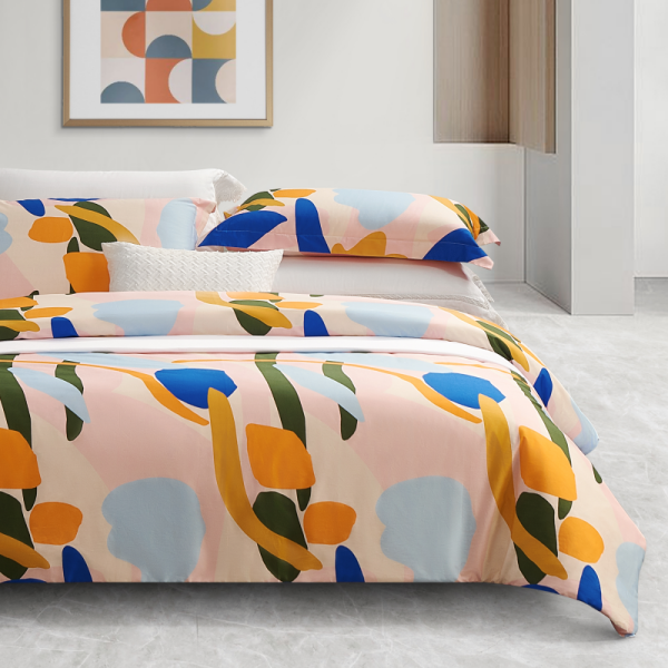 【精选】水星家纺春季四季全棉床单式柔软亲肤家用现代简约床品