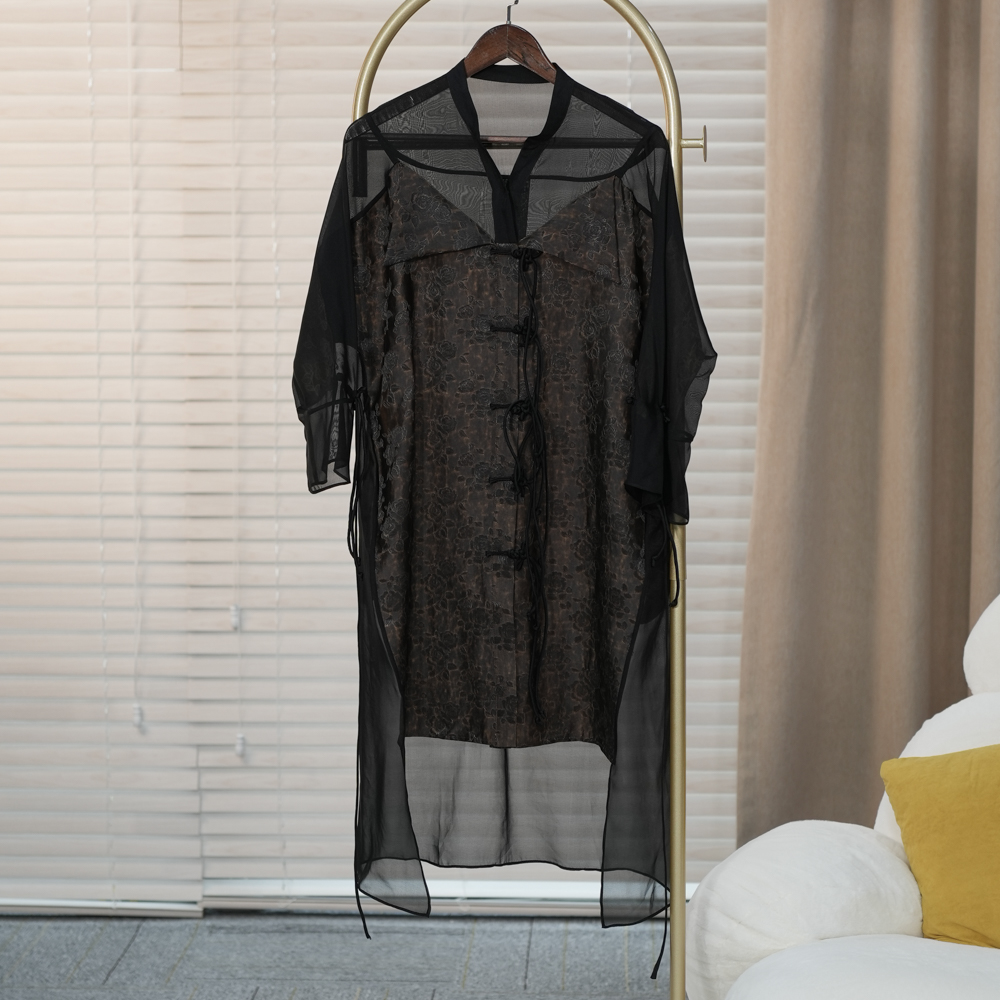 『多闻草木』 新中式国风气质款连衣裙 ZZGF23030191